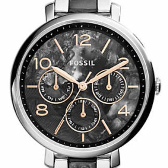 Jacqueline 2-Tone Fossil Watch - Picture 1 of 5